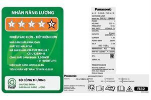 Máy lạnh Panasonic Inverter 1.5 HP CU/CS-U12BKH-8