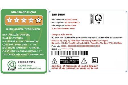 Smart Tivi Crystal UHD Samsung 4K 43 inch UA43DU7000