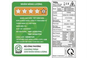 Máy lạnh TCL Inverter 1.5 HP TBIP-13CSD/TPHI