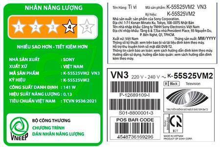 Google Tivi Sony 4K 55 inch K-55S25VM2