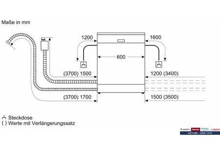 Máy rửa bát âm tủ Bosch SMV6ZCX16E Series 6