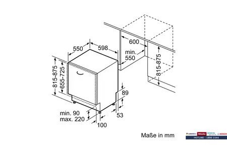 Máy rửa bát âm tủ Bosch SMV6ZCX16E Series 6