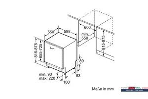 Máy rửa bát âm tủ Bosch SMV6ZCX16E Series 6