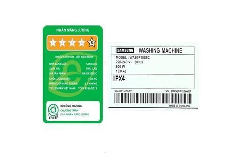 Máy giặt Samsung Inverter 15 kg WA80F15S5CSV