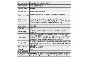 Máy rửa chén độc lập Bosch SMS8YCI01E