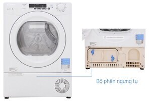 Máy sấy ngưng tụ Candy 9 kg GVS C9DE-S