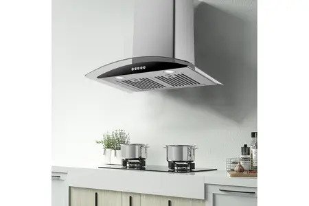 Máy hút mùi Nagakawa NRH9591 Kính cong