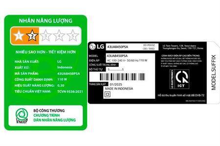 Smart Tivi LG AI 4K 43 inch 43UA8450PSA