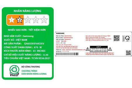 Smart Tivi OLED Samsung AI 4K 65 inch QA65S95F