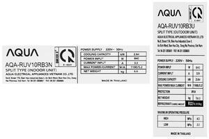 Máy lạnh AQUA Inverter 1 HP AQA-RUV10RB3