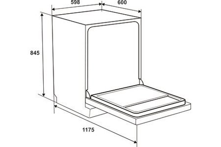 Máy rửa chén Hafele HDW-F602TS 535.29.551