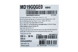 Máy hút ẩm LG Dual Inverter MD19GQGE0.ABAE