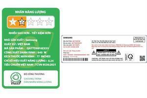 Smart Tivi OLED Samsung AI 4K 77 inch QA77S90F