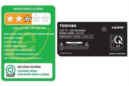 Smart Tivi Toshiba FHD 43 inch 43V35RP