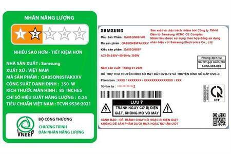 Smart Tivi Neo QLED Samsung AI 4K 85 inch QA85QN85F