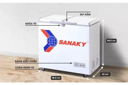 Tủ đông Sanaky 250 lít VH-255A2