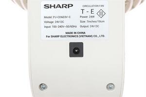 Quạt tuần hoàn Sharp 3 cánh PJ-CD603V-C 24W