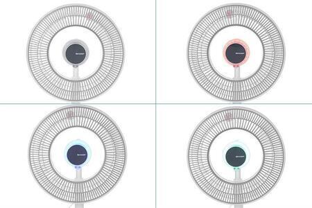 Quạt tuần hoàn Sharp 9 cánh PJ-CD404V-W 24W