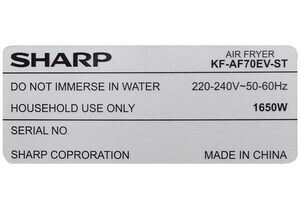 Nồi chiên không dầu Sharp 7 lít KF-AF70EV-ST