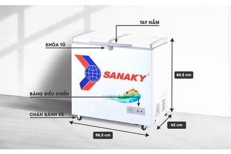 Tủ đông Sanaky 250 lít VH-2599A1