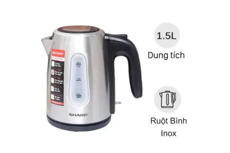 Bình Đun Siêu Tốc Sharp EKJ-15EVS-ST