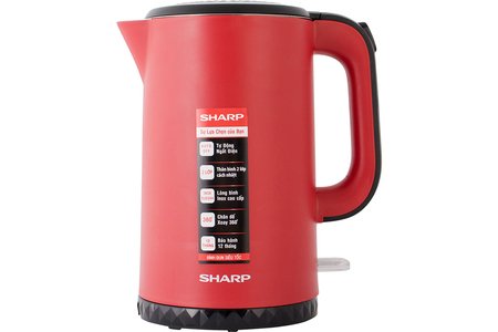 Bình đun siêu tốc Sharp 1.7 lít EKJ-17EVPS-RD