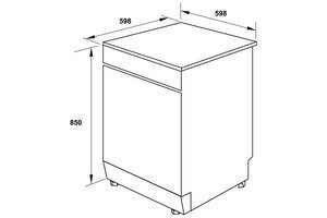 Máy rửa chén độc lập Hafele HDW-F6081B