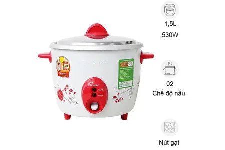 Nồi cơm nắp rời Sharp 1.5 lít KSH-D15V