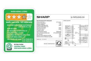 Tủ lạnh Sharp Inverter Multi Door 421 lít SJ-FXP510VG-CH