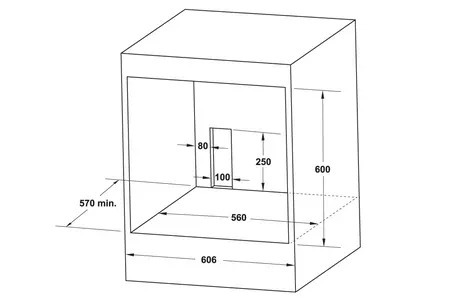 Lò nướng âm tủ Hafele HO-2KT65A 538.61.441 - 65 lít