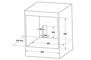 Lò nướng âm tủ Hafele HO-2KT65A 538.61.441 - 65 lít