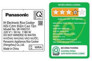 Nồi cơm cao tần Panasonic 1.5 lít SR-HNS151WRA