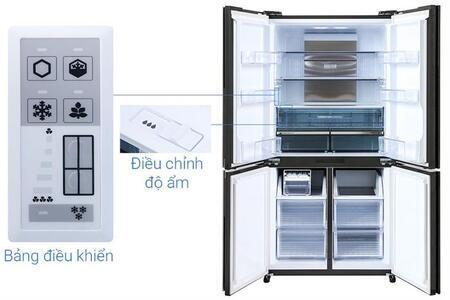 Tủ lạnh Sharp Inverter 572 lít Multi Door SJ-FX650V-MK