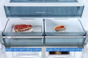 Tủ lạnh Sharp Inverter 572 lít Multi Door SJ-FXP650VG-SL