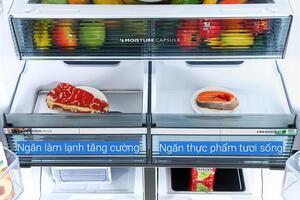 Tủ lạnh Sharp Inverter 572 lít Multi Door SJ-FX650V-MK
