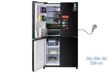 Tủ lạnh Sharp Inverter 525 lít Multi Door SJ-FX610V-MK