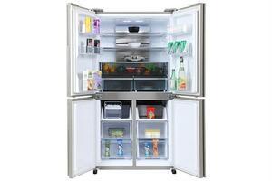 Tủ lạnh Sharp Inverter 525 lít Multi Door SJ-FX610V-SL