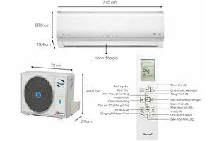 Máy lạnh treo tường Airwell Inverter AW-10ID-1