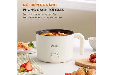 Nồi lẩu điện mini GAABOR GR-N15A đa năng 1,5L 600W