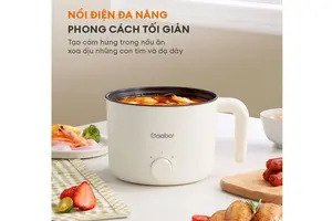 Nồi lẩu điện mini GAABOR GR-N15A đa năng 1,5L 600W