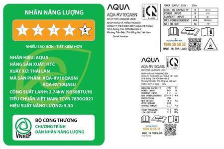 Máy lạnh AQUA Inverter 1 HP AQA-RV10QA5