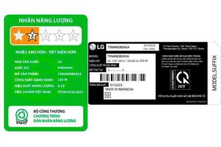 Smart Tivi NanoCell LG AI 4K 75 inch 75NANO80ASA