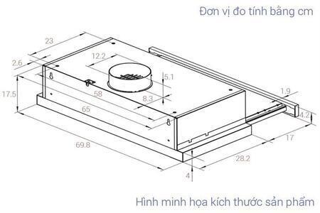 Máy hút mùi Electrolux ECP7311GB