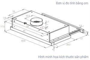 Máy hút mùi Electrolux ECP7311GB