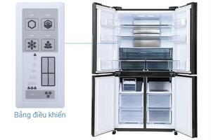 Tủ lạnh Sharp Inverter 525 lít Multi Door SJ-FX610V-MK