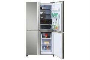 Tủ lạnh Sharp Inverter 525 lít Multi Door SJ-FX610V-SL