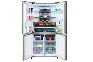 Tủ lạnh Sharp Inverter 572 lít Multi Door SJ-FX650V-SL