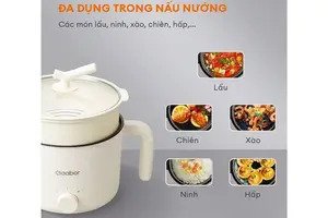 Nồi lẩu điện mini GAABOR GR-N15A đa năng 1,5L 600W