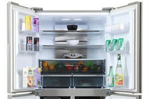 Tủ lạnh Sharp Inverter 525 lít Multi Door SJ-FX610V-SL