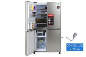 Tủ lạnh Sharp Inverter 525 lít Multi Door SJ-FX610V-SL